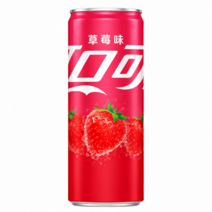 Coca-Cola Strawberry 33 cl - Boisson Gazeuse Saveur Fraise