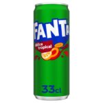 Fanta Délice Tropical 33 cl - Boisson Gazeuse Saveur Tropicale