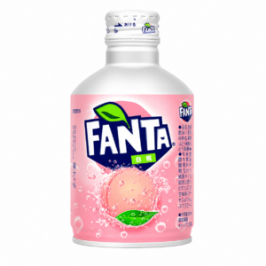 Fanta White Peach 300 ml - Soda Saveur Pêche Blanche (Japon)