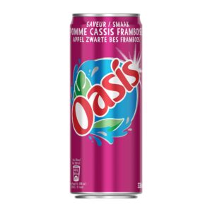 Oasis Pomme Cassis Framboise 33 cl - Boisson aux Fruits