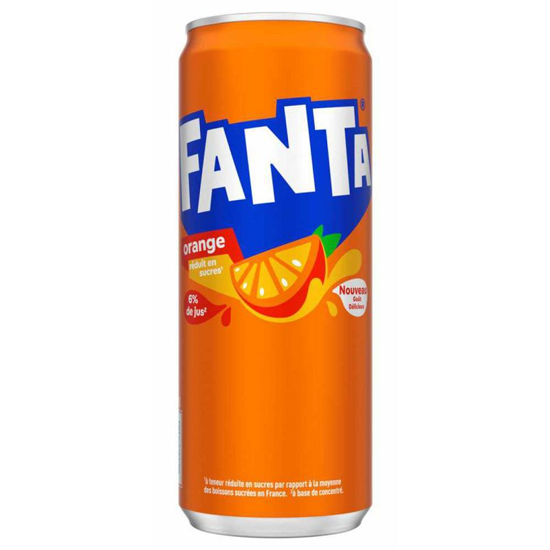 Fanta Orange 33 cl - Boisson Gazeuse à l'Orange