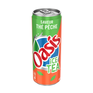 Oasis Ice Tea Pêche 33 cl - Thé Glacé Saveur Pêche